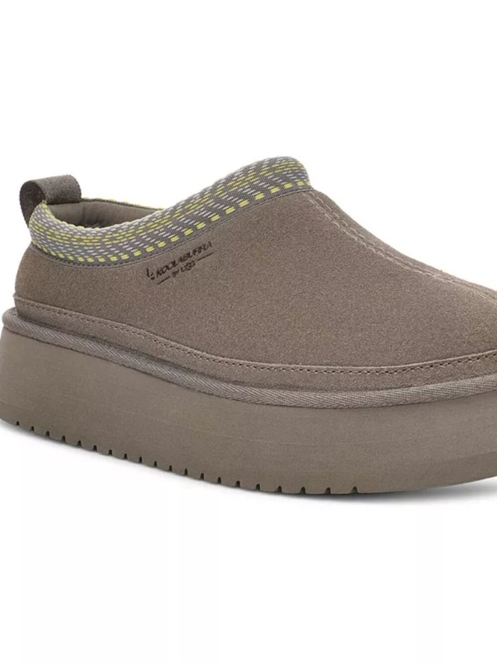 Koolaburra by UGG Suede Platform Slippers - Burree Size 7 Brown